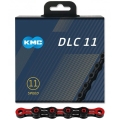 Łańcuch KMC DLC11 czarno-czerwony