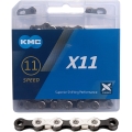 Łańcuch KMC X11 srebrny-czarny