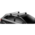 Bagażnik Dachowy Thule WingBar Evo Skoda Superb 4-dr Sedan Mk II 2008-2015 dach normalny srebrny