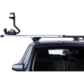 Bagażnik Dachowy Thule SlideBar Evo Skoda Superb 4-dr Sedan Mk II 2008-2015 dach normalny srebrny