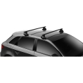 Bagażnik Dachowy Thule SquareBar Evo Volkswagen Golf 5-dr Hatchback VII 2013-2019 dach normalny czarny