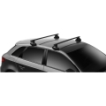 Bagażnik Dachowy Thule SquareBar Evo Volkswagen Golf Sportsvan 5-dr MPV 2014- dach normalny czarny