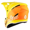 Kask rowerowy Fullface SixSixOne 661 Reset żółty