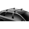 Bagażnik Dachowy Thule SquareBar Evo Peugeot 508 5-dr Kombi 2011-2018 zintegrowane relingi czarny