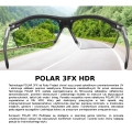 Okulary rowerowe Rudy Project Rydon Slim Polar 3FX HDR czarno-srebrne
