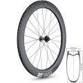 DT Swiss ARC 1400 Dicut 62 Koło przednie szosa 700C disc Center lock