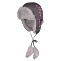 Czapka uszatka dziecięca Viking Kids Loretta szara