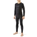 Komplet bielizny termoaktywnej dziecięcej Viking Kids Riko czarny - 116-128cm