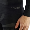 Komplet bielizny termoaktywnej Viking Dante czarno-szary