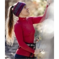 Bluza damska z długim rękawem Brubeck Extreme Wool malinowa