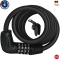 Zapięcie Abus Tresor 6412C czarne + SCLL