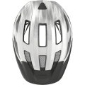 Kask rowerowy Abus Macator biało-srebrny