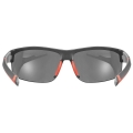 Okulary rowerowe Uvex Sportstyle 226 szaro-czerwone