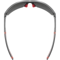 Okulary rowerowe Uvex Sportstyle 226 szaro-czerwone