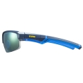 Okulary rowerowe Uvex Sportstyle 226 czarno-niebieskie