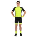 Koszulka rowerowa Rogelli Ray czarno-żółta