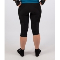 Spodenki rowerowe 3/4 damskie Rogelli Essential czarne - XXL