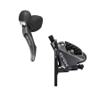 Shimano GRX BL RX810 Dźwignia hamulca tarczowego lewa + zacisk hamulca tarczowego radiator