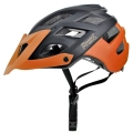 Kask rowerowy ProX Thor czarno-pomarańczowy