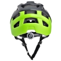 Kask rowerowy ProX Thor czarno-zielony