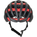 Kask rowerowy ProX No Limit czarno-czerwony