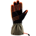 Rękawice narciarskie Viking Tuson khaki-pomarańczowe - 8