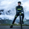 Spodnie rowerowe Rogelli Hero czarno-żółte
