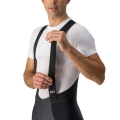 Spodnie rowerowe na szelkach Castelli Sorpasso Ros Wind czarne - XL