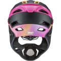 Kask rowerowy Fullface Uvex Jakkyl HDE 2.0 czarno-różowy