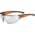 Okulary rowerowe Uvex Sportstyle 204 pomarańczowo-czarne