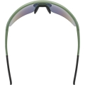 Okulary rowerowe Uvex Sportstyle 227 czerwono-zielone