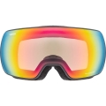 Uvex Compact V Gogle narciarskie variomatic anthracite mirror rainbow