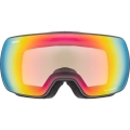Uvex Compact V Gogle narciarskie variomatic anthracite mirror rainbow