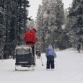 Zestaw narciarski do przyczepki Burley Ski Kit