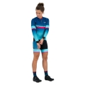 Bluza rowerowa damska Rogelli Impress niebiesko-różowa
