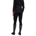 Spodnie rowerowe damskie z szelkami Rogelli Halo czarne
