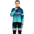Kurtka rowerowa damska Rogelli Impress niebiesko-różowa