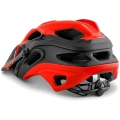 Kask rowerowy MET Lupo HES czerwono-czarny