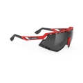 Okulary rowerowe Rudy Project Defender czarno-czerwone