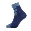 Skarpety wodoodporne SealSkinz Warm Weather Short niebieskie - 36-38