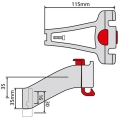 Adapter na główkę ramy KlickFix