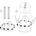 Koszyk na rower KlickFix Bikebasket Twist Silver
