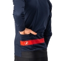 Kurtka rowerowa Castelli Raddoppia 3 granatowa - XL