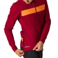 Kurtka rowerowa Castelli Raddoppia 3 czerwona - XL