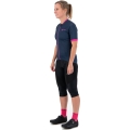 Koszulka rowerowa damska Rogelli Essential granatowo-różowa - M