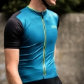 Koszulka rowerowa Rogelli Minimal turkusowa - 3XL