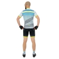 Koszulka rowerowa Rogelli Stripe szara