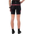 Spodenki rowerowe damskie z szelkami Rogelli Charm 2.0 czarno-różowe