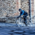 Kurtka rowerowa Rogelli Freeze czarno-niebieska