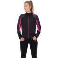 Kurtka rowerowa damska Rogelli Glory czarno-różowa - XL